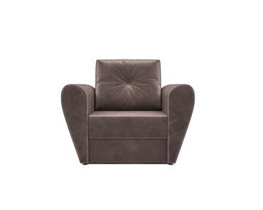 Кресло-кровать Квартет серо-коричневого цвета