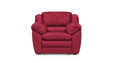 Кресло-кровать Оберон красного цвета