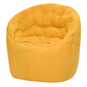 Кресло-пенек Австралия L желтого цвета