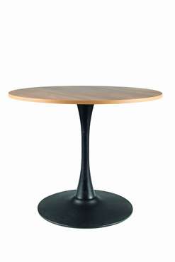 Стол обеденный Amadeo 90 бежево-черного цвета