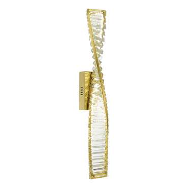 Светильник настенный ST-Luce Латунь/Прозрачный LED 1*13W 3000K ELICA