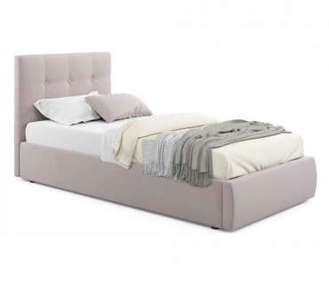 Кровать с ортопедическим основанием Selesta 90х200 лилового цвета