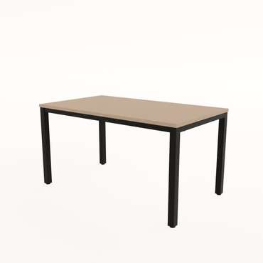 Обеденный стол Lanch 140х80 бежевого цвета
