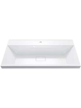 Раковина накладная Uperwood Classic New прямоугольная 90х40 см