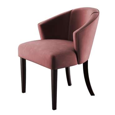 Стул-кресло мягкий Adonis бордового цвета