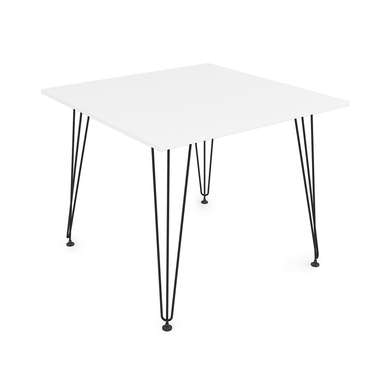 Обеденный стол Elegant 90х90 белого цвета