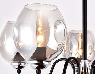 Люстра на штанге Traditional TR9058 (стекло, цвет дымчатый)