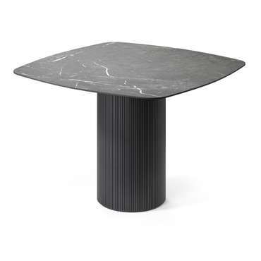 Обеденный стол квадратный Субра черного цвета