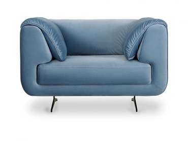 Кресло Marsala серо-голубого цвета