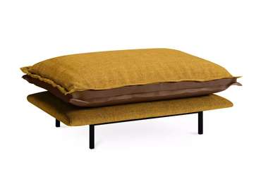 Пуф Barcelona желто-коричневого цвета 