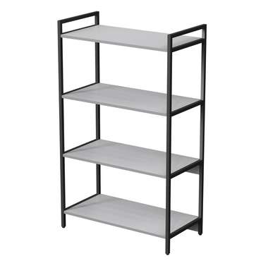 Стеллаж 10СС.4.800 средний 4 полки серого цвета
