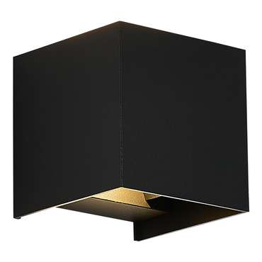 Светильник уличный настенный ST-Luce черный/черный LED 1*10W 2700K BRIK