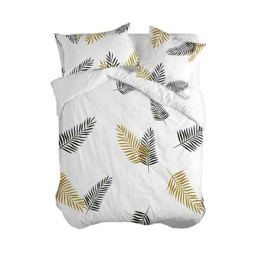 Пододеяльник Blanc Foliage 180х220 белого цвета