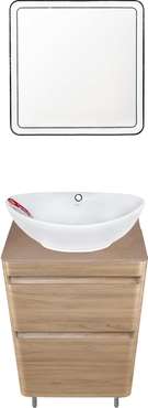 Мебель для ванной Атлантика бежевого цвета