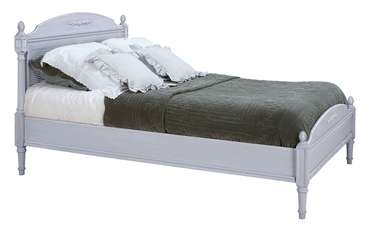 Кровать Людовик 120х200 серого цвета