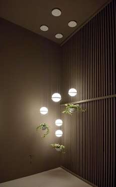 Подвесной светильник PALMA Wall lamp шар + вазон
