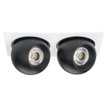 Светильник INTERO LED 9W*2 850LM*2 24G БЕЛЫЙ/ЧЕРНЫЙ 4000K (217526+217074+217074)