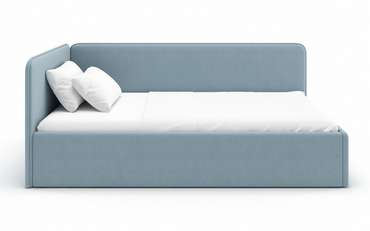 Кровать-диван Leonardo 80х180 голубого цвета с ящиками для белья