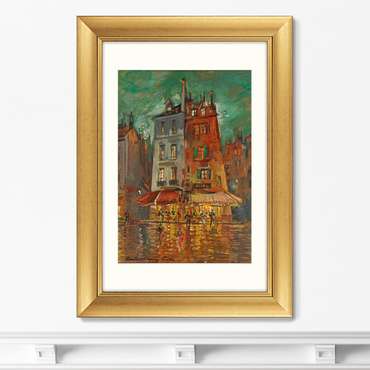 Репродукция картины Nachtliches Paris 1935 г.