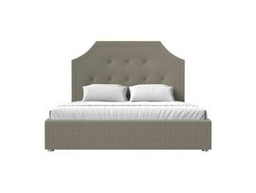 Кровать Кантри 160х200 серо-бежевого цвета с подъемным механизмом