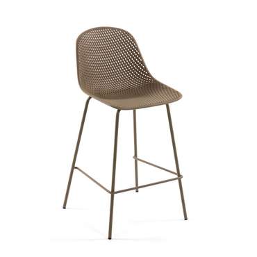Барный стул Quinby  Beige  коричневого цвета