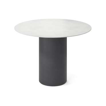 Обеденный стол Субра S бело-черного цвета