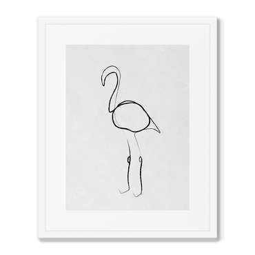 Репродукция картины в раме Flamingo