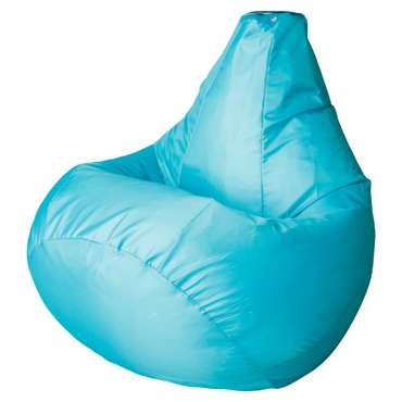 Кресло-мешок Груша XL в обивке из ткани оксфорд бирюзового цвета 