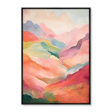 Репродукция картины Landscape collection, The hills, No 1, 2024г.