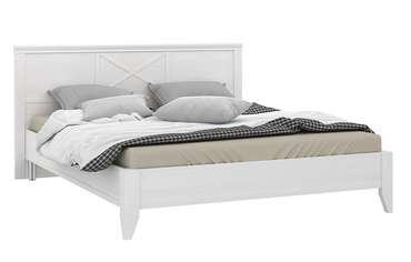 Кровать Кантри 140х200 белого цвета