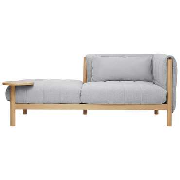 Кушетка-диван Noak светло-серого цвета