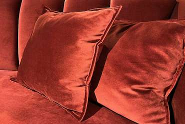 Диван-кровать Marsele бордового цвета