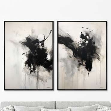 Набор из двух репродукций картин The passion of Polo, 2024г.