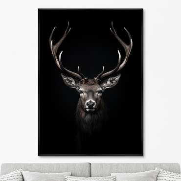 Репродукция картины Deer in the dark, No 2, 2024г.