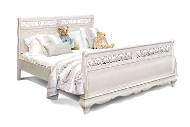 Кровать Оскар 120х200 белого цвета