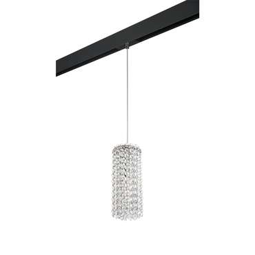 Светильник д/1-фазн трека CRISTALLO 1х40W G9 ХРОМ/ЧЕРНЫЙ (795324+595007)
