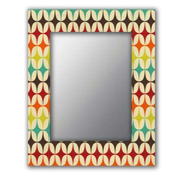 Настенное зеркало Клермон 50х65 бежевого цвета
