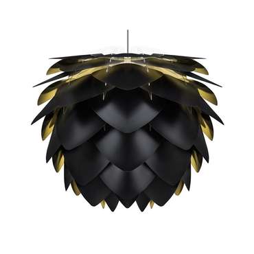 Плафон Silvia mini черный/золотой