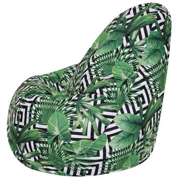Кресло-мешок Груша 3XL Оранжерея зеленого цвета