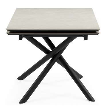 Раздвижной обеденный стол Мэриан 80х140 серого цвета