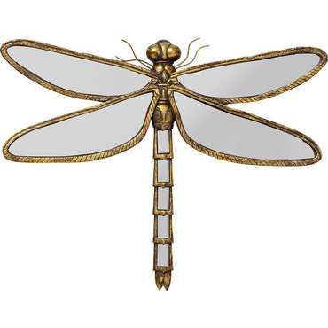 Украшение настенное Dragonfly коричневого цвета