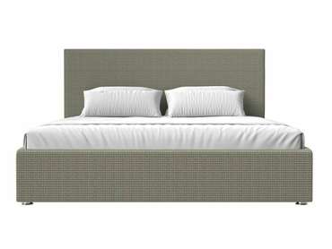 Кровать Кариба 160х200 серо-бежевого цвета с подъемным механизмом