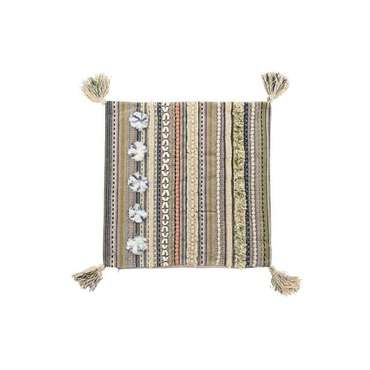 Наволочки Чехол для DKD Home Decor Разноцветный бахрома 50 x 1 x 50 см