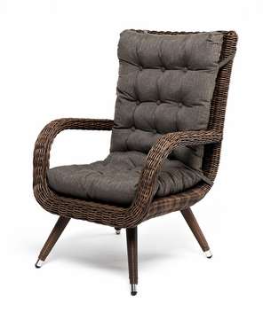 Кресло Толедо коричневого цвета