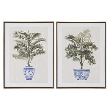 Картина Пальмы Колониальный 60 x 4 x 80 cm (2 штук)