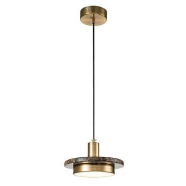 Подвесной светильник Torano 10260/1LED Brown marble (металл, цвет бронза)