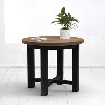 Обеденный стол Старый Друг со столешницей из дуба в коричневом цвете