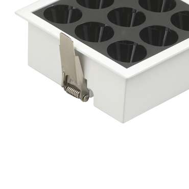 Встраиваемый белый LED светильник с драйвером, 18Вт, 4000К, 24°, 1365лм