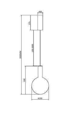 Подвесной светильник Maytoni MOD182PL-L4CG3K Nebula Modern