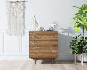 Комод Boho 3 ящика с растением